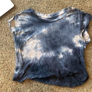 ‼️SOLD‼️ John GALT Tie-dye cropped shirt.